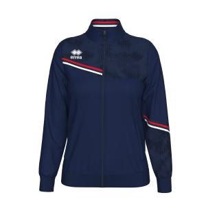 Bluza damska ESTELLA granatowo-czerwono-biała