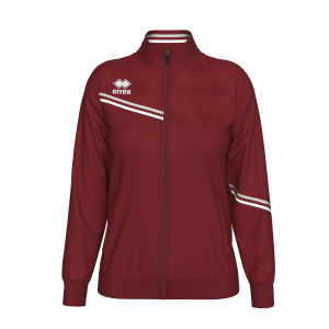 Bluza damska ESTELLA bordowo-szaro-biała