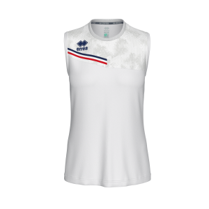 Koszulka damska ELOY biało-granatowo-czerwona