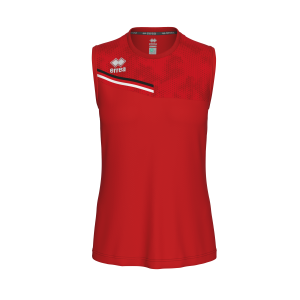 Koszulka damska ELOY czerwono-czarno-biała