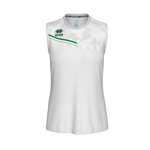 Koszulka damska ELOY biało-zielono-szara