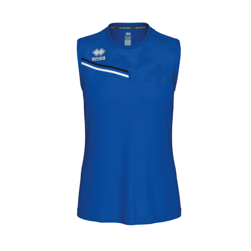 Koszulka damska ELOY niebiesko-granatowo-biała