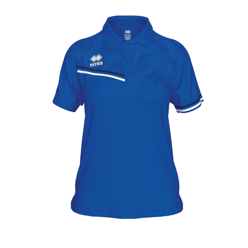 Damska koszulka polo EDEN niebiesko-granatowo-biała