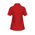 Damska koszulka polo EDEN czerwono-czarno-biała