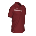 Koszulka Polo EMIR bordowo-szaro-biała