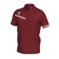 Koszulka Polo EMIR bordowo-szaro-biała