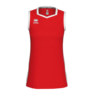 Koszulka damska BECKY czerwono-biała