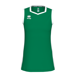 Koszulka damska BECKY zielono-biała