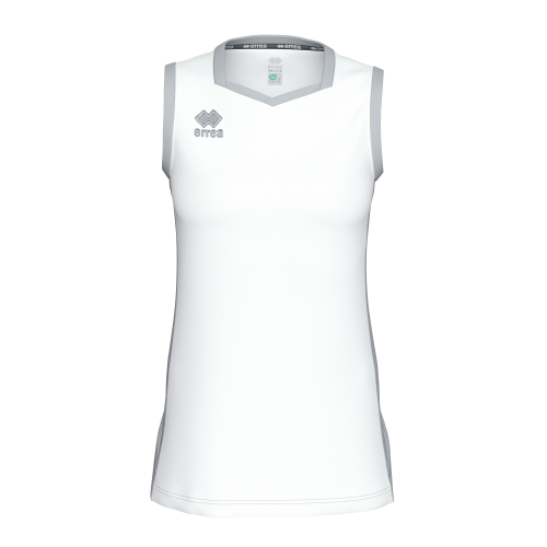 Koszulka damska BECKY biało-szara