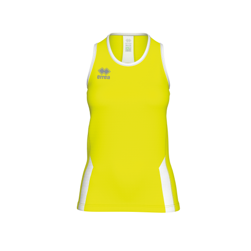 Koszulka REGIS WOMAN jaskrawożółto-biała