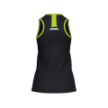 Koszulka REGIS WOMAN czarno-jaskrawozielona