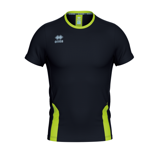 Koszulka REMY WOMAN czarno-jaskrawozielona