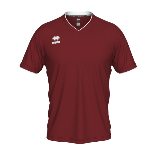 Koszulka LEONARD bordowo-biała