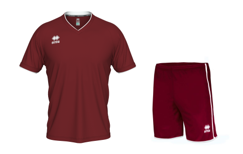 LEONARD/BONN bordowo-biały