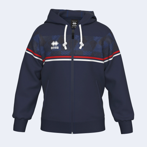 Bluza DRAGOS granatowo-czerwono-biała