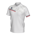 Koszulka Polo EMIR biało-granatowo-czerwona