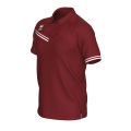 Koszulka Polo EMIR bordowo-szaro-biała