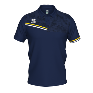 Koszulka Polo EMIR granatowo-żółto-biała
