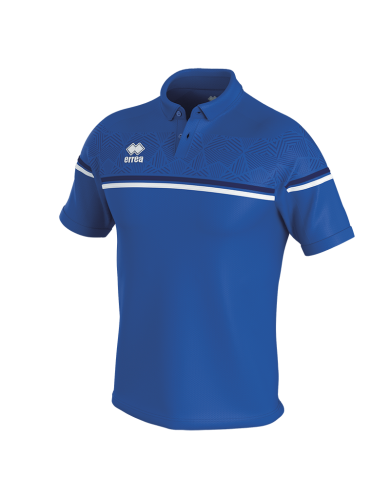 Koszulka Polo DOMINIC niebiesko-granatowo-biała