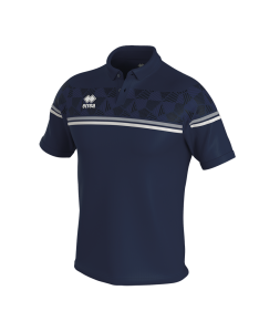 Koszulka Polo DOMINIC granatowo-szaro-biała