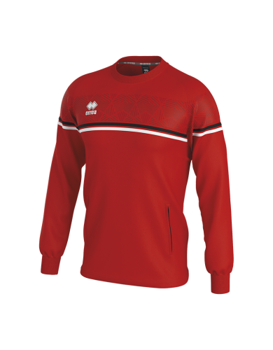 Bluza treningowa DAVIS czerwono-czarno-biała