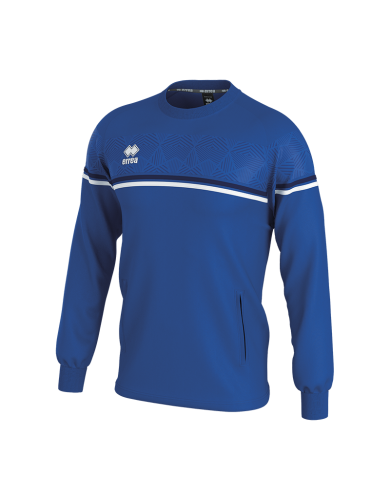 Bluza treningowa DAVIS niebiesko-granatowo-biała