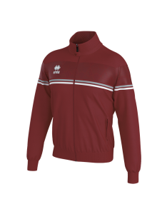 Bluza DONOVAN bordowo-szaro-biała