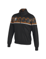 Bluza DONOVAN czarno-pomarańczowo-biała