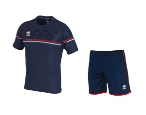 KOMPLET MECZOWY DIAMANTIS/BONN granatowo-czerwono-biały