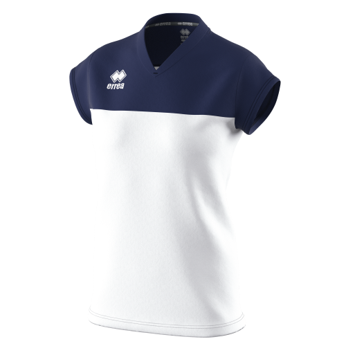 Koszulka damska BESSY biało-granatowa