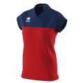 Koszulka damska BESSY czerwono-granatowa
