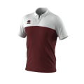Koszulka Polo BOB bordowo-biała