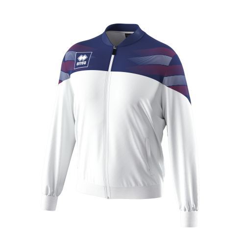 Bluza BILLY TRANSFER biało-granatowo-czerwona