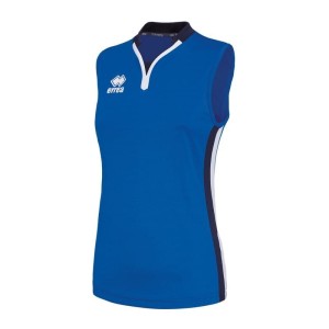 Koszulka damska HELENS niebiesko-granatowo-biała