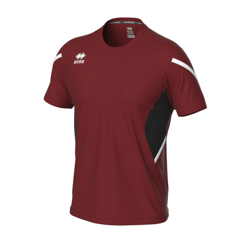 Koszulka CURTIS bordowo-czarno-biała