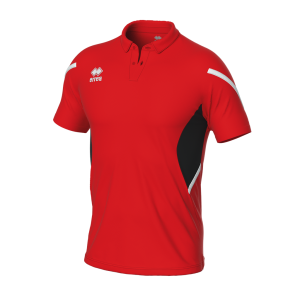 Koszulka Polo CLARK czerwono-czarno-biała 