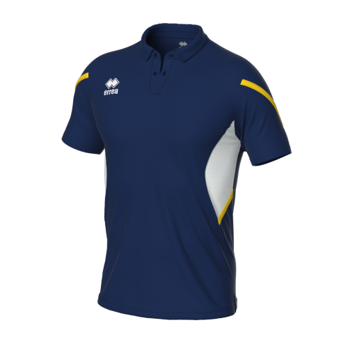 Koszulka Polo CLARK granatowo-biało-żółta