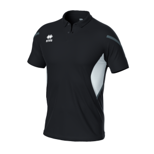 Koszulka Polo CLARK czarno-biało-antracytowa