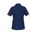 Koszulka damska Polo CARMEN granatowo-biało-czerwona