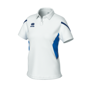 Koszulka damska Polo CARMEN biało-niebiesko-granatowa