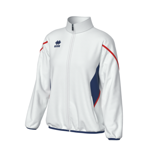 Bluza damska CRISTINE biało-granatowo-czerwona
