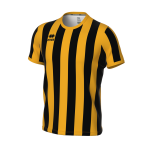 Koszulka STRIP czarno-bursztynowa