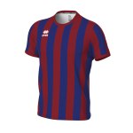 Koszulka STRIP niebiesko-bordowa