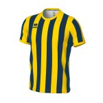 Koszulka STRIP granatowo-żółta