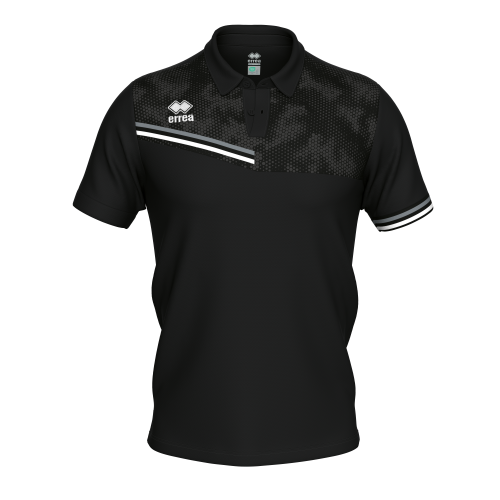 Koszulka Polo EMIR czarno-antracytowo-biała